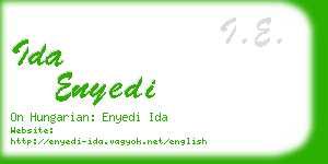 ida enyedi business card